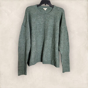Legendary Outfitters Heather Olive Green‎ Soft Cozy Crewneck Sweater Size XXL